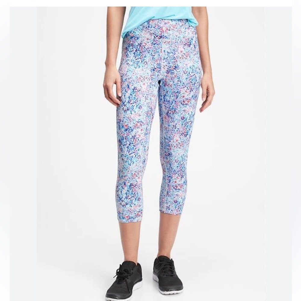 GapFit | Compression capris leggings blue tie dye - Picture 2 of 12